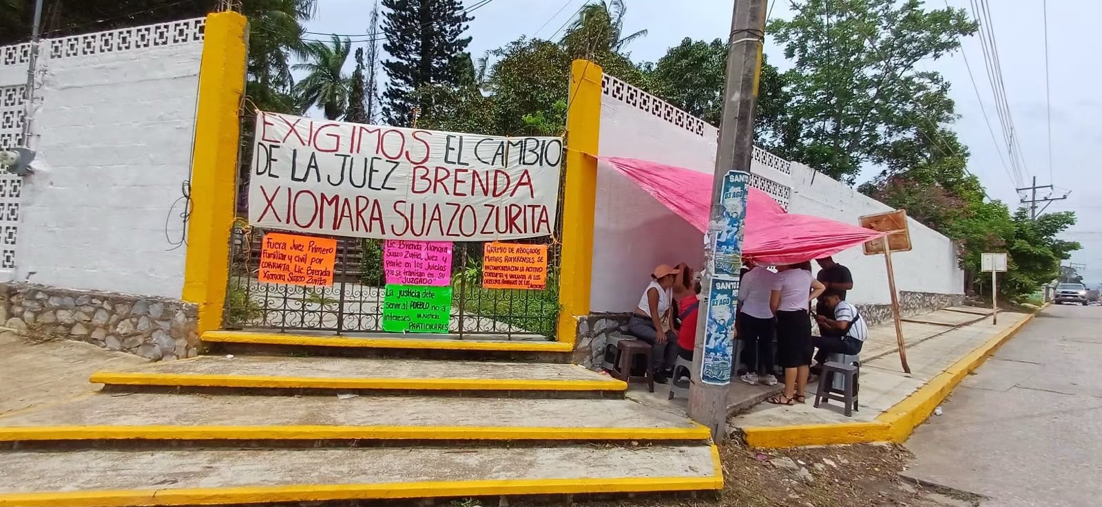 Manifestantes de Matías Romero exigen destitución de jueza